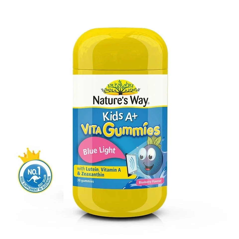 Nature’s Way Kids A+ VitaGummies Luz Azul con Luteína, Gomitas Vitamina A años 30 Foto 4 de 4