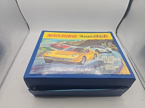 Matchbox Superfast Deluxe Collector's Carry Case Vintage 1970s Tri Fold