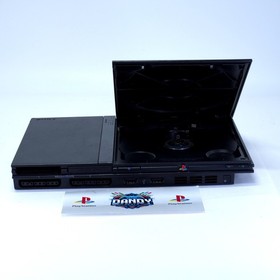 PS2 Console Slim Playstation 2 Black System W/ 2 Controllers + Memory Card