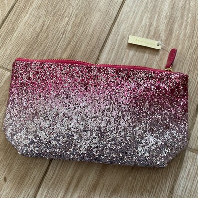 Damen Kosmetiktasche Beutel Accessoire Glitzer Damen Kosmetiktasche BRANDNEU