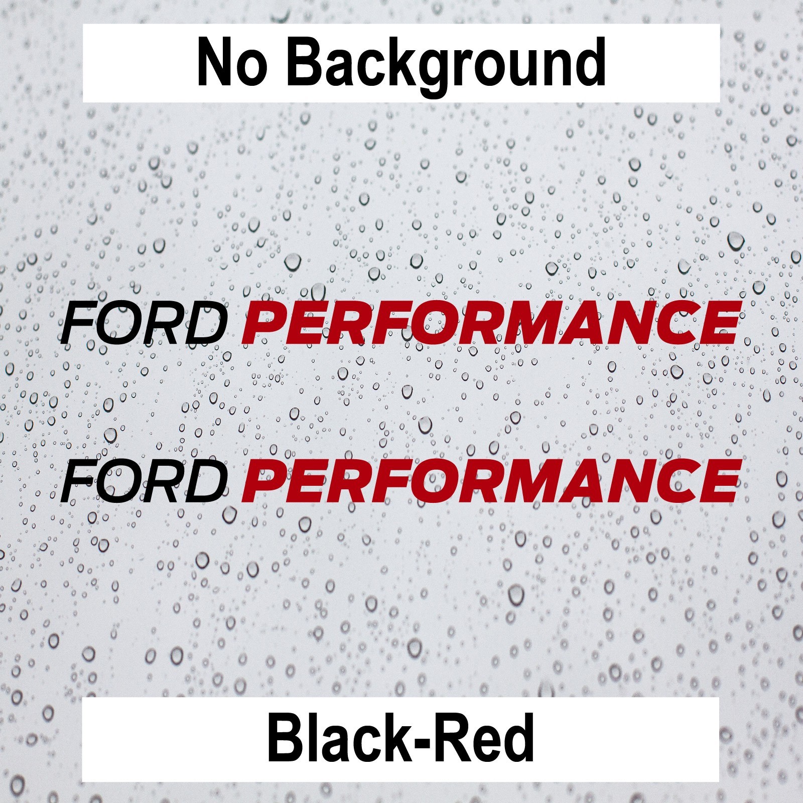 2pcs FORD PERFORMANCE Decal Automotive Vinyl Stickers for Truck Sport ...