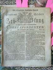 RK 1806 Zeitung 23 Br&uuml;nn Valhubert Tulchyn Gresse Mozart von Sierstorpff Zerbst