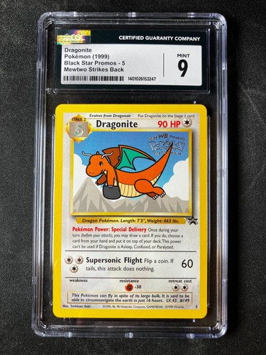 Dragonite graded CGC 9 for sale on eBay