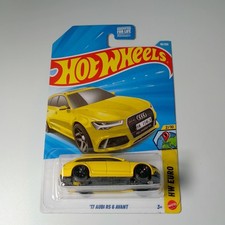 Hot Wheels '17 AUDI RS 6 AVANT Yellow HW EURO 2/10 66/250