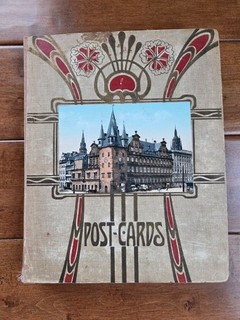 Postcard Album 157 Postcards 47 RPPC & PP Advertising Towns ESTATE FIND