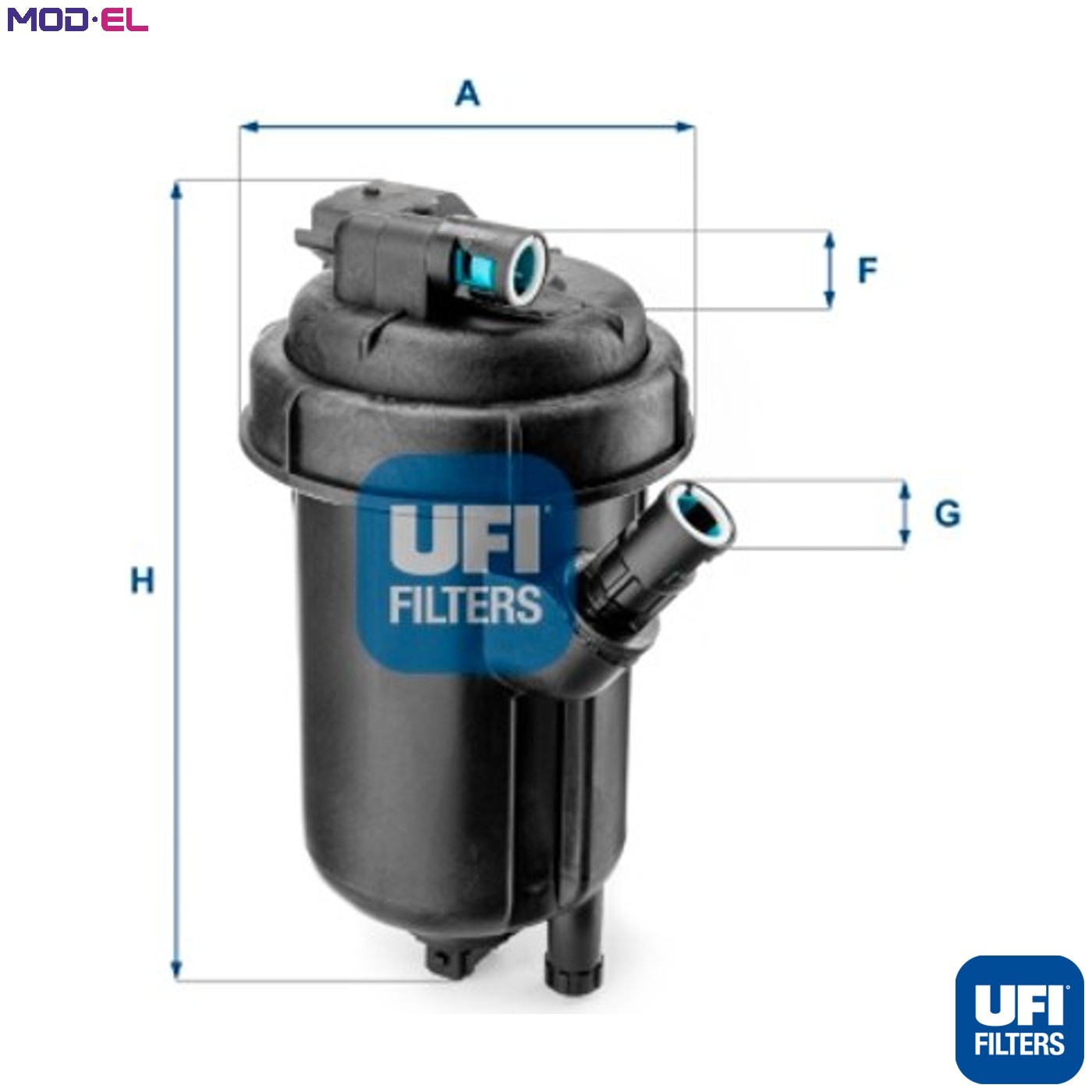 Ufi Filters Ufi 55.125.00 Fuel Filter - Image 3