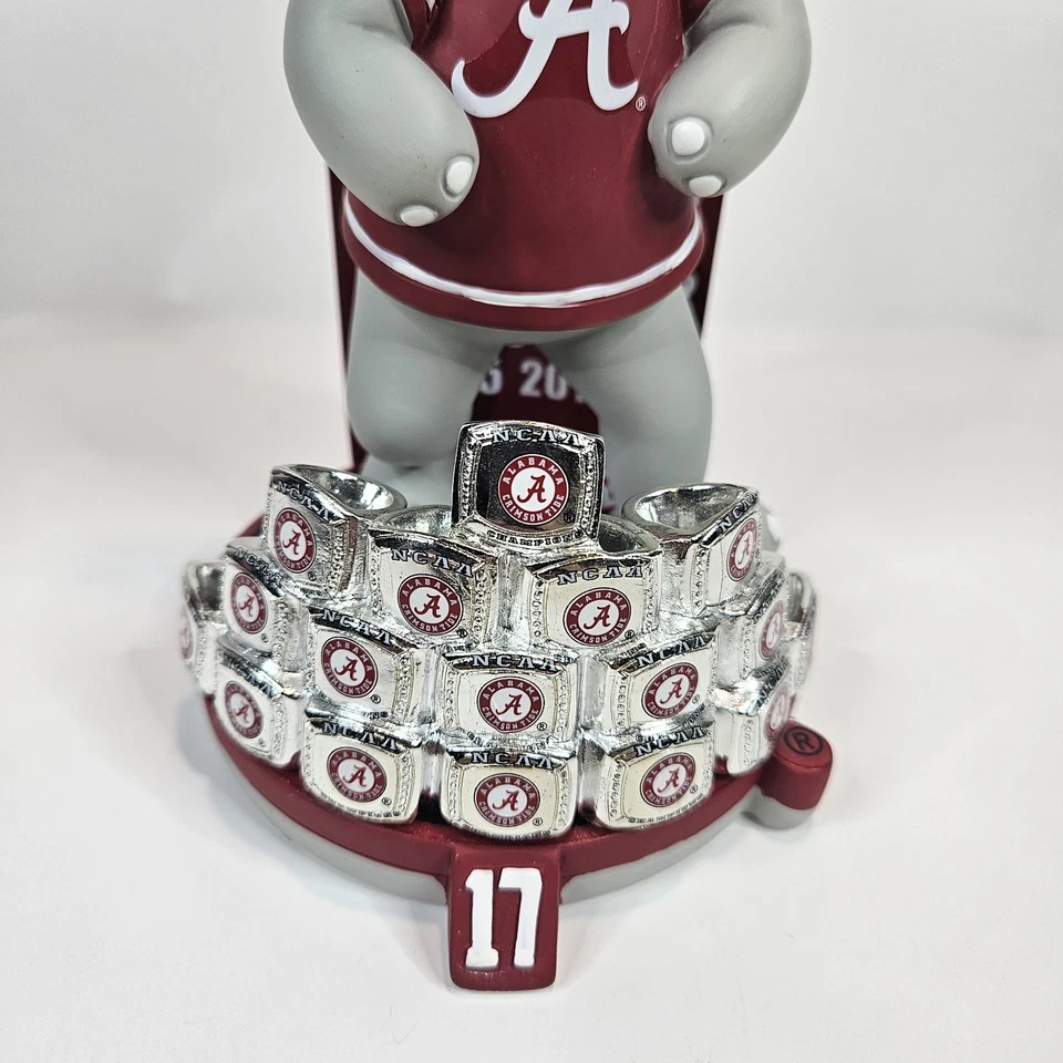 Alabama Crimson Tide Rare Limited Edition Mascot Big AL Bobblehead #65 Of #1000  - Image 4 of 4