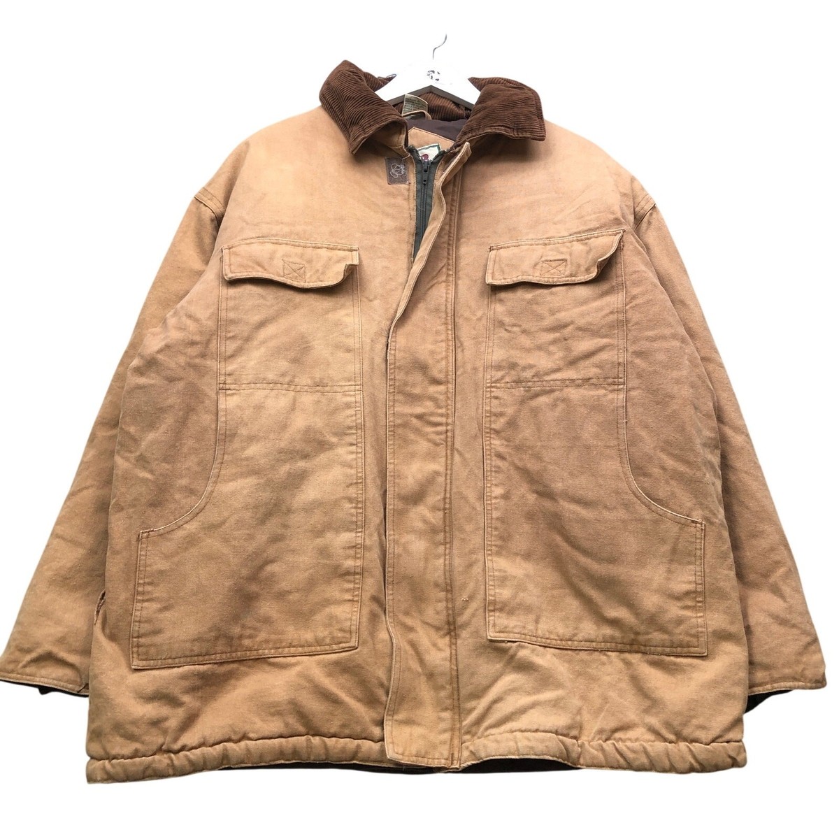 アローズ　t ab Vintage Rugged Run Duck Canvas Barn Chore Coat Work Jacket Mens XL