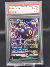 Umbreon GX Pokemon Sole e Luna 80/149 PSA 10