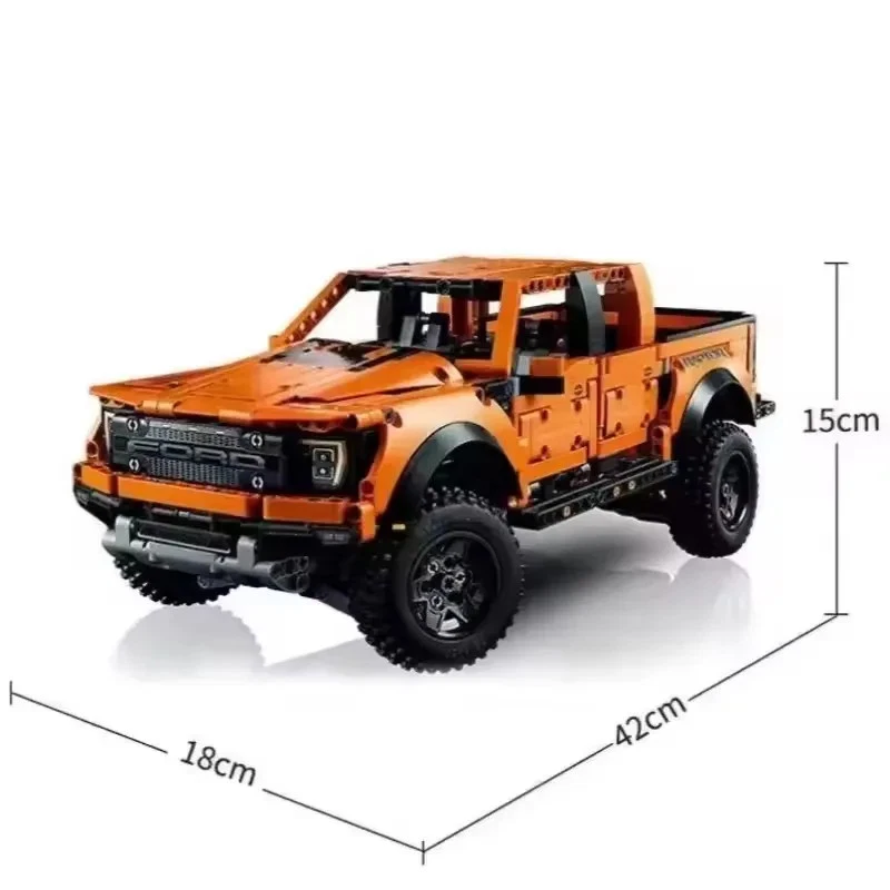 42126 1:10 F-150 camioneta pickup coche deportivo bloques de construcción modelo juguete para niños Foto 3 de 4