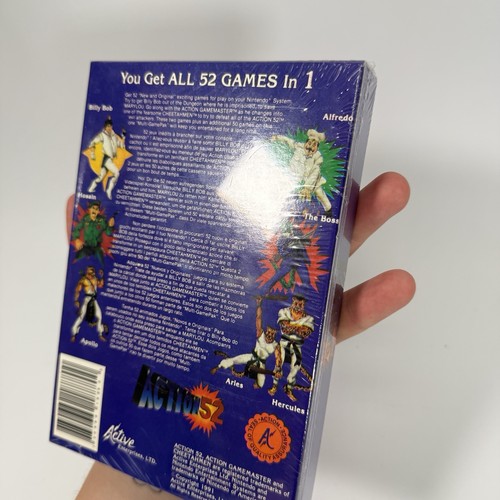 Retro Action 52 Nes Games 1991 Factory Sealed MINT Rare - Picture 10 of 17