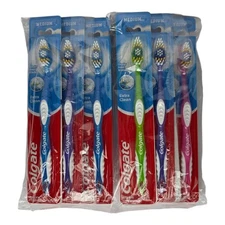 Colgate Extra Clean MEDIUM Full Head Toothbrush lot of 12 Pcs. Free Shipping 