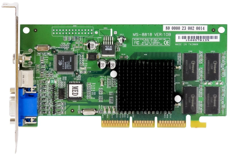 Graphic Card MSI Nvidia GEFORCE2 MX440 32MB MS-8818 - Image 2 of 2