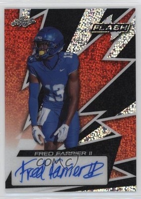 2024 Leaf Eclectic Flash Red Sparkles 7/9 Fred Farrier II #F-FF1 Auto 17u0