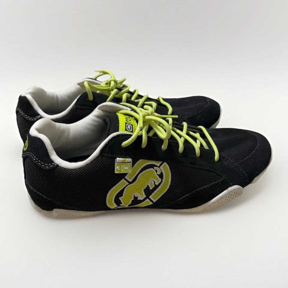 Red By Marc Echo Womens Ladies Skateboard Sneaker Shoe Black Lime Green Size 7.5 - Image 3 of 4