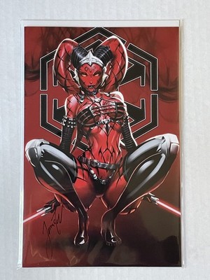 Jaime Tyndall Darth Talon Virgin Variant signed   Absolute Comics White Widow #4