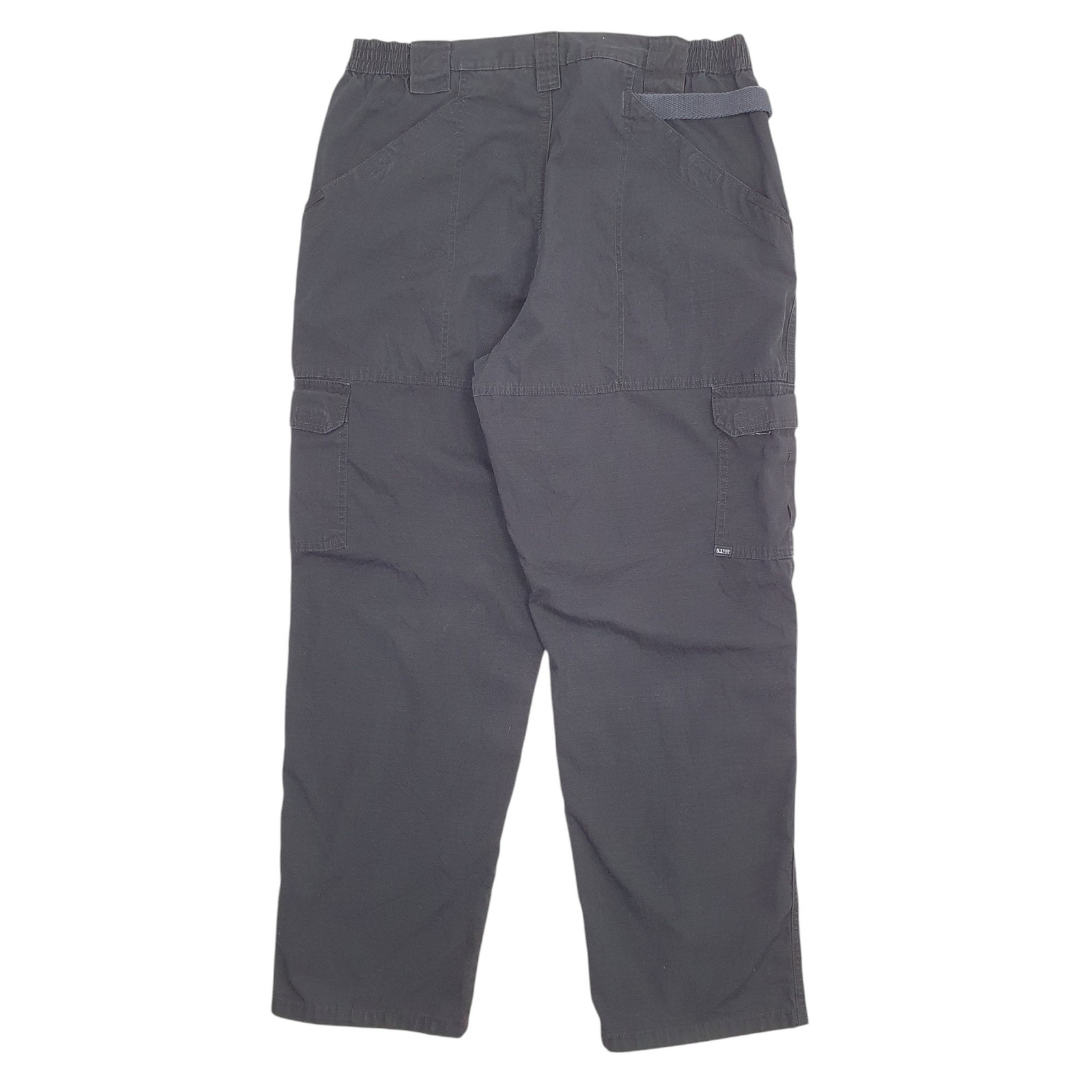 5.11 TACTICAL Cargo Workwear Trousers Cotton Blend Black Mens W38 L30 image 3