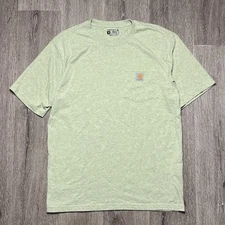 Carhartt Loose Fit Pocket T-Shirt Medium Speckled Green Workwear