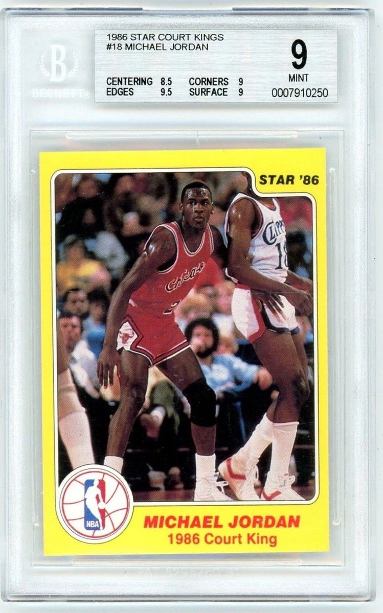SSP BGS 9 MINT! 1986 STAR COMPANY COURT KINGS MICHAEL JORDAN XRC