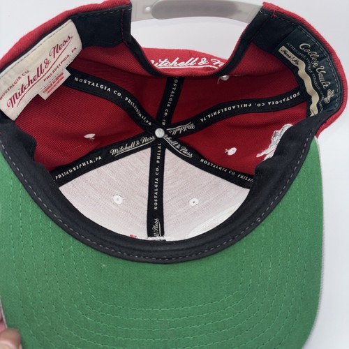 Vintage UNLV Runnin Rebels Mitchell & Ness Mens Snapback Cap Hat College Vault - Picture 5 of 7