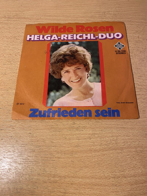 7'' HELGA-REICHL-DUO * Wilde Rosen (MINT-) PROMO WHITE LABEL DEUTSCHER SCHLAGER