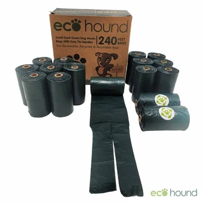 Ecohound Oceanex Dog Poo Bags - Small Dog Waste Bags For Smaller Breeds