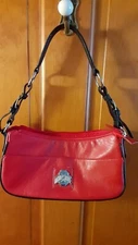 YIMA OHIO STATE BUCKEYES Ladies Handbag Purse Red Black with Strap Handle