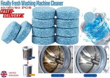 10/20/50Pcs Finally Fresh Washing Machine Cleaner White Count Powder Tablets