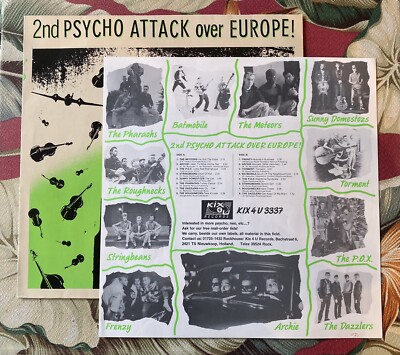 2nd PSYCO ATTACK OVER EUROPE レコード PSYCHO ATTACK over EUROPE!LPレコード 2枚セット Psycho Attack