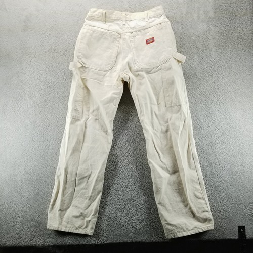 Dickies Pants Mens 31x30 Tan Carpenter American Workwear Painter Canvas - Picture 2 of 12