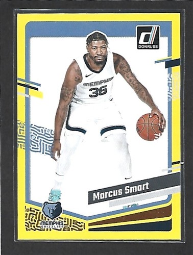 2023-24 Donruss Yellow Flood Marcus Smart #169 Memphis Grizzlies