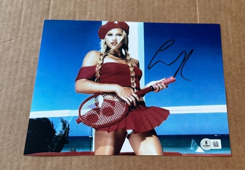 ANNA KOURNIKOVA SIGNED SEXY 8X10 PHOTO BECKETT CERTIFIED TENNIS