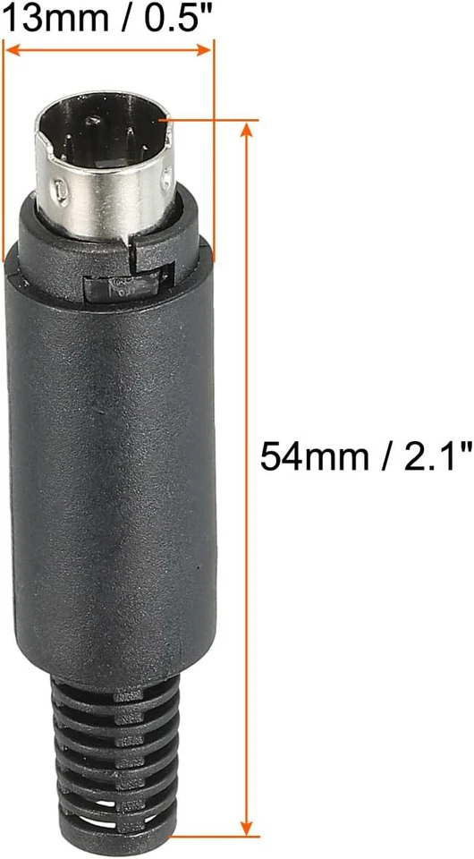 S Video Cable 4 Pin M/M SVHS DVD VCR Camcorder Male to Male S-Video Cord - Image 4 of 4