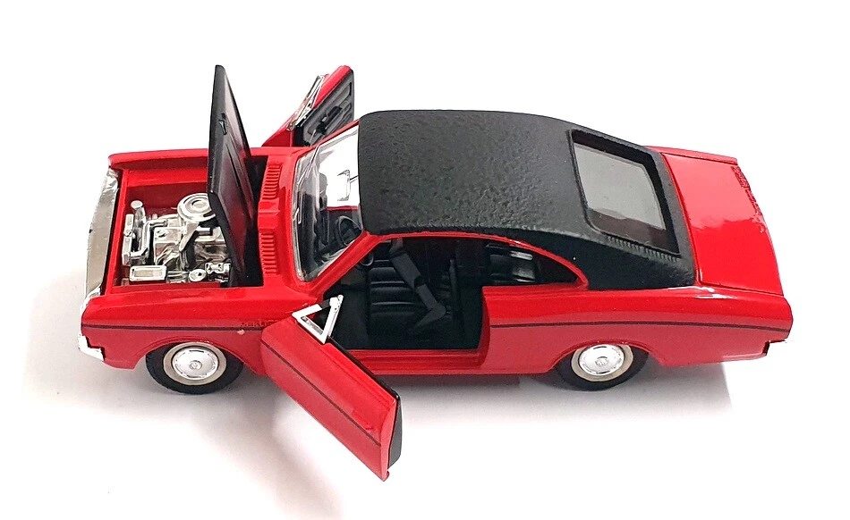 Atlas Dinky Toys Appx 10cm Long 1420 - Opel Commodore - Red/Black - Image 4 of 4