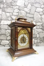 Antique Mantel Clock Desk Clock Bracket Clock Lenzkirch Table Clock
