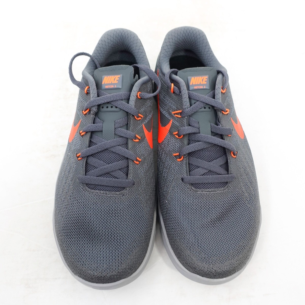 Nike Mens Metcon 3 Training Shoes Gray Orange 852928-007  display picture 1