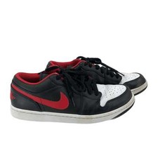Nike Black  Red Air Jordan Athletic Shoes  Stylish Lace-Up
