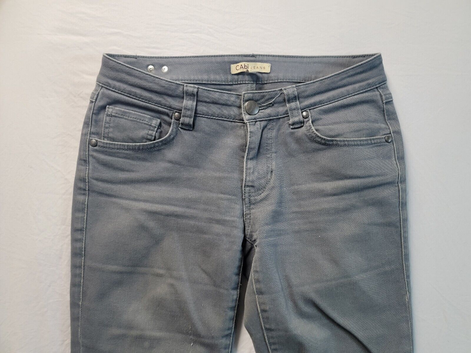 Cabi Jeans Womans 2 Gray - image 2