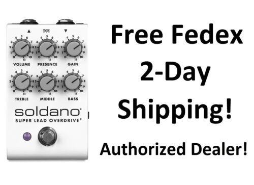 Pédale d'effets Soldano SLO Super Lead Overdrive pour guitare neuve - Photo 1/6