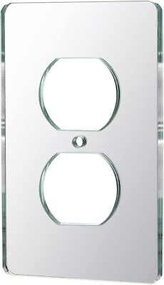 Mirror Light Switch Plates Double Hole Outlet 4.72'' X 2.91'' Switch Light Cover 