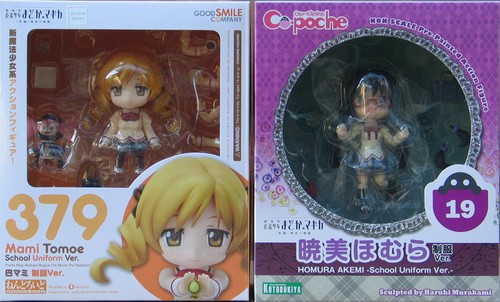 Puella Magi Madoka Magica Mami & Homura School Uniform Ver Nedoroid & Cu-Poche - Picture 8 of 9