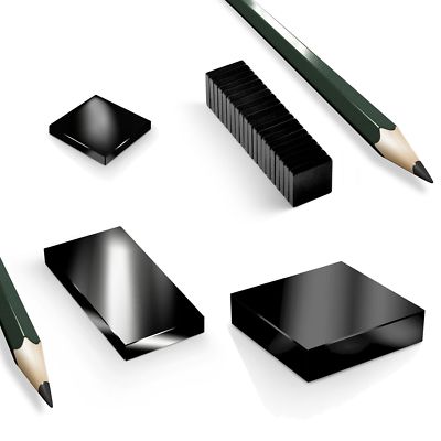 BlackEdition Neodym Magnete Quader 12 - 111mm - 15Kg-800Kg -  N45 SCHWARZ