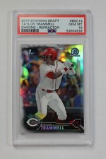 2016 Bowman Draft Chrome TAYLOR TRAMMELL #BDC13 Rookie Refractor PSA 10 Gem RC