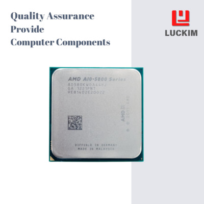 AMD A10-5800 CPU - Socket FM2 4 Cores 4 Threads 3.8GHz 4MB L3 Cache 65W.