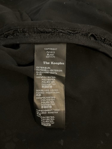 The Kooples Black Lace And Leather Short Jacket UK 6 New Tags Designer RRP £375 - Picture 22 of 23