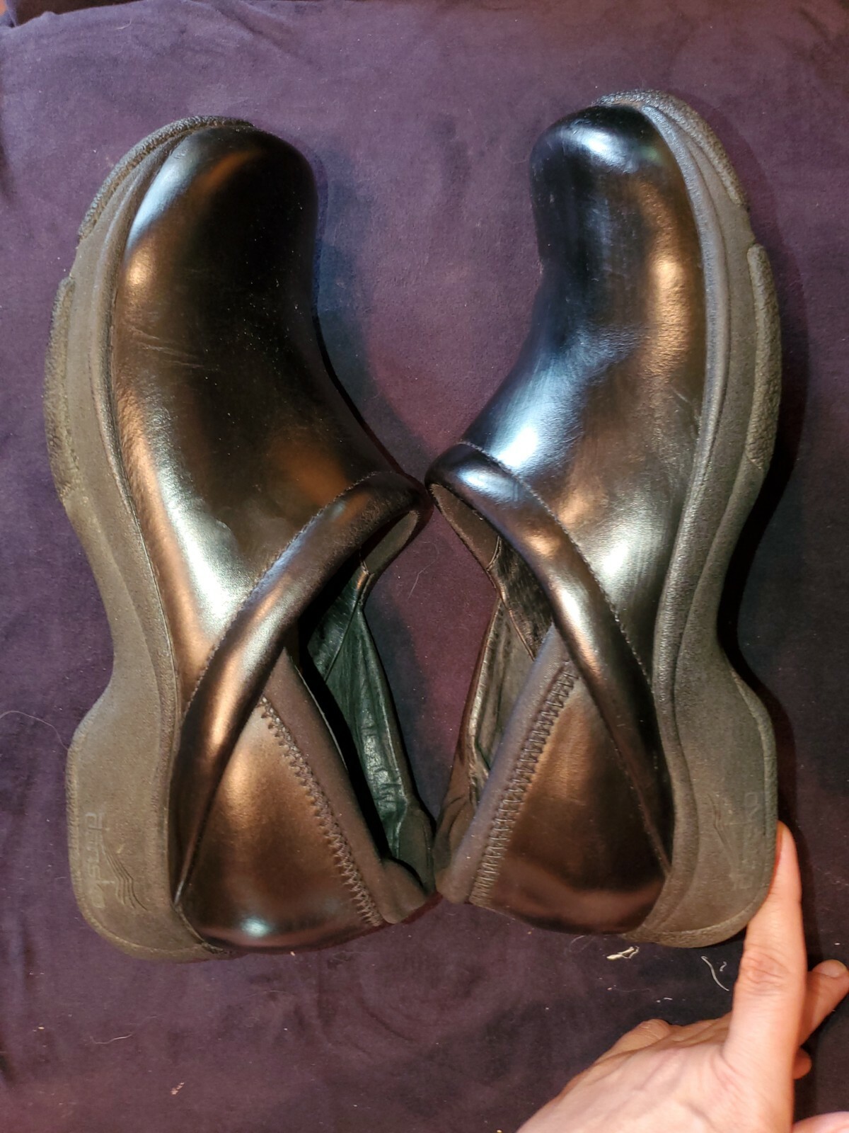 Dansko Pro Clogs Solid Black Leather EU Size 41 S… - image 5