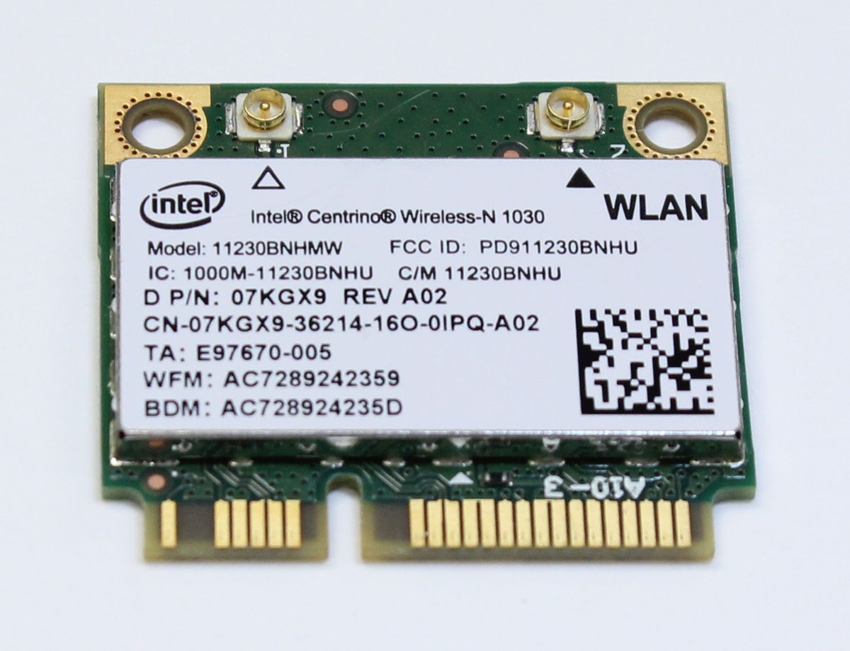 Dell Vostro 3550 Wi-Fi WLAN Wireless Mini Card 11230BNHMW 7KGX9
