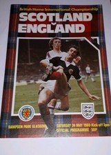 Scotland v England Home International - 24th May 1980 @ Hampden Park Glasgow