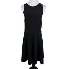 Cato Black Sleeveless A-Line Dress for Cocktail Women's Medium Exposed Zip
