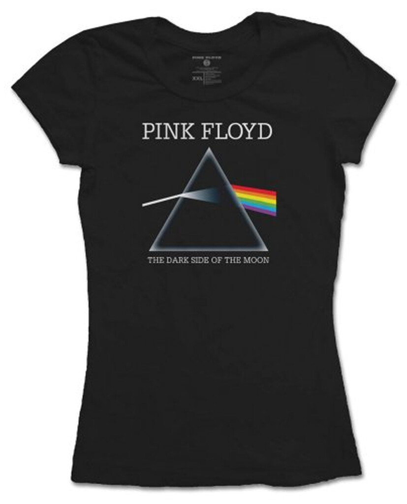 Pink Floyd Dark Side Of The Moon Womens Fitted T-Shirt OFFICIAL